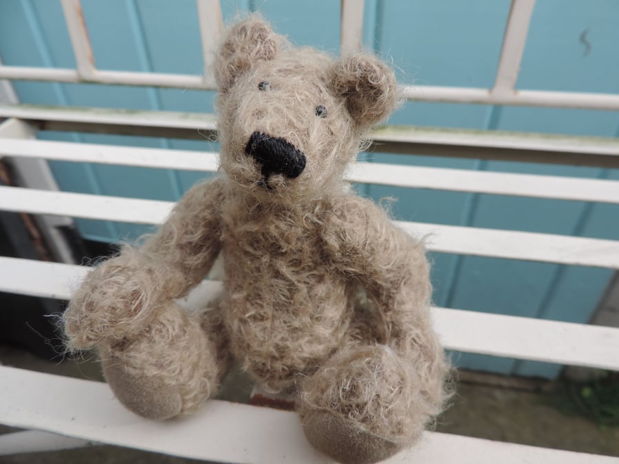5" Mohair Teddy Bear. Hand made Collectors Item