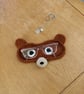 Crochet Glasses Tray, Bear Glasses Holder, Brown Bear Gift, Gift for Glasses Wea - Image 6