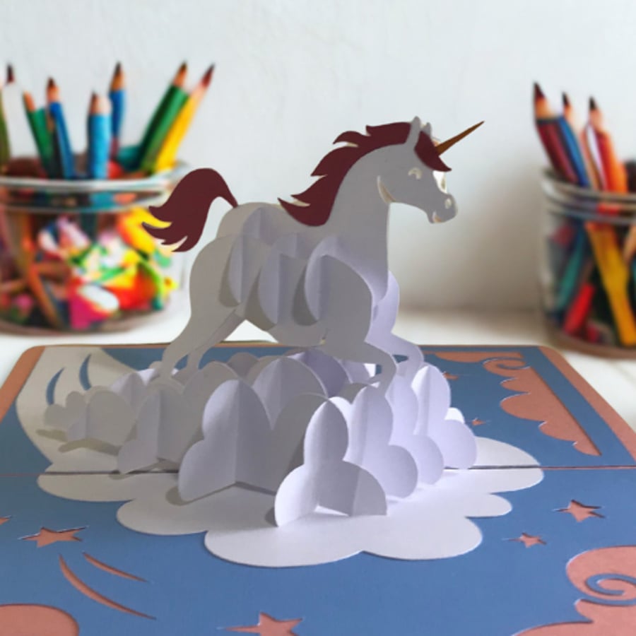 Pop up Unicorn Card
