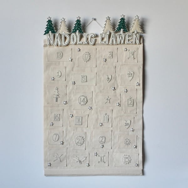Special Order for Angela - 'Christmas Fabric Advent Calendar'