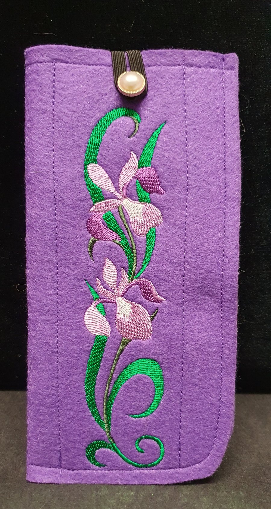 Iris blooms Glasses Case