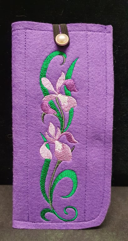 Iris blooms Glasses Case