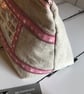 Large Linen Make Up Bag - Image 4