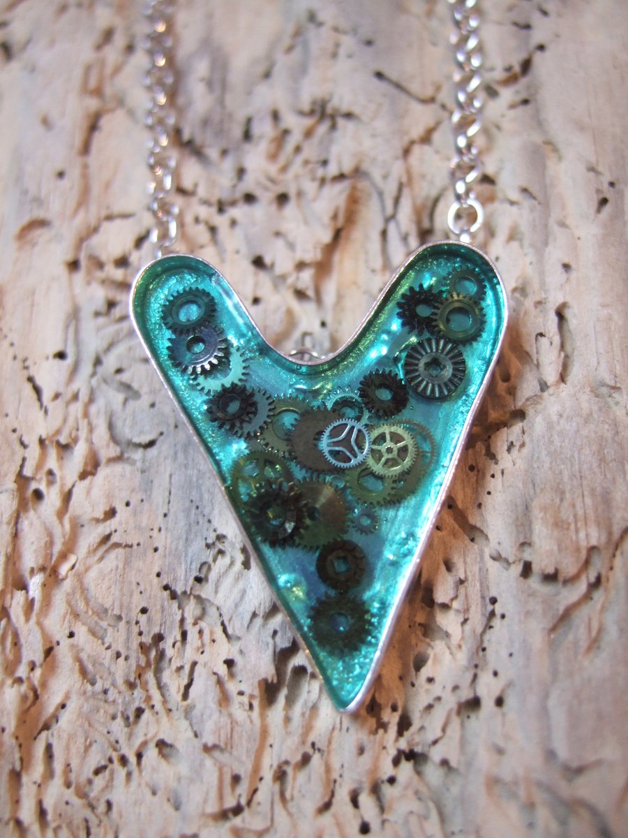 Steampunk Heart with Cogs