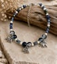 Blue Elephant Charm Anklet  - Image 1