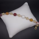 Autumn colours bracelet