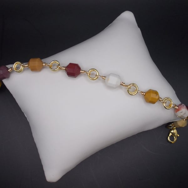 Autumn colours bracelet