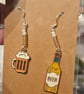 Beer charm earrings - Image 2