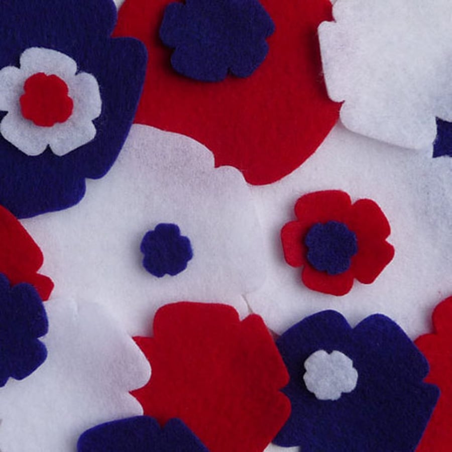 Felt Roses - 'Great British Pack'