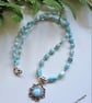 Designer Luxury Larimar Sterling Silver Necklace  - Image 5