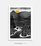 River Adventure Illustrated Art Print - Image 1