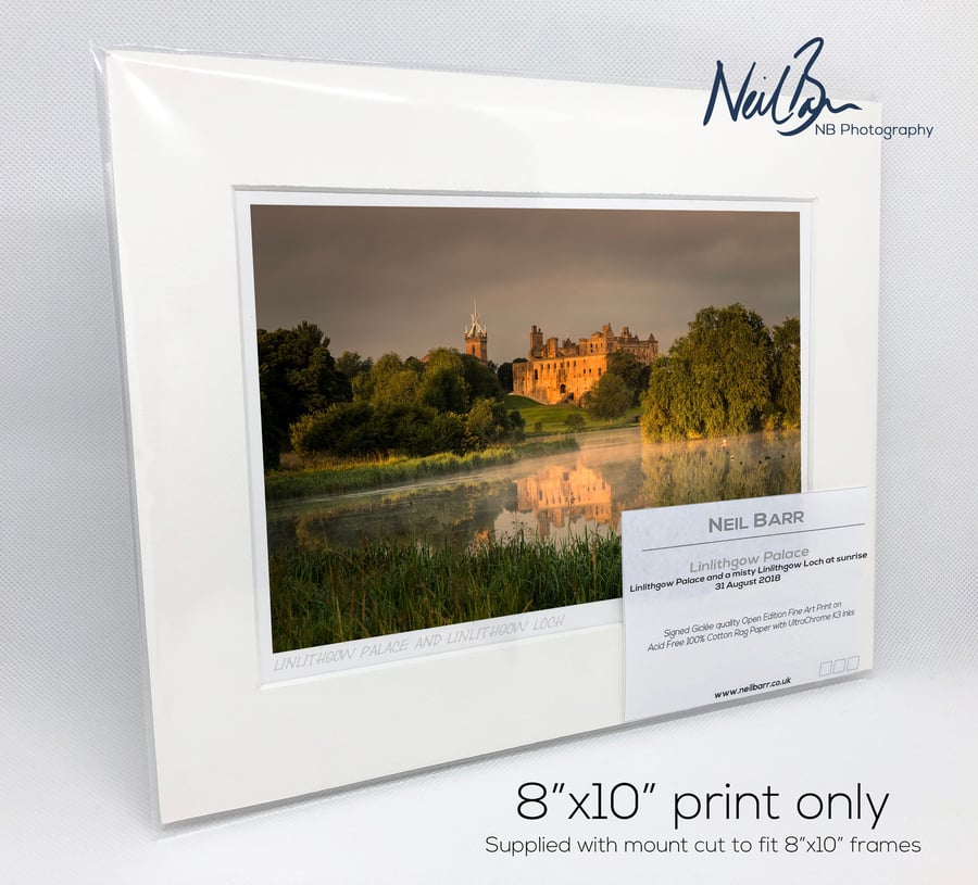 Linlithgow Palace West Lothian Scotland - A5 (10" x 8") Unframed Print
