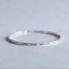 Personalised Bangle, Recycled Sterling Silver Bracelet