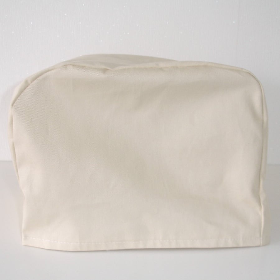 Toaster Cover Cream Dualit 4 Slice Toaster Dust Cover NOT PADDED