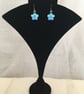 Sweet Pastel Flower Drop Earrings - Image 3