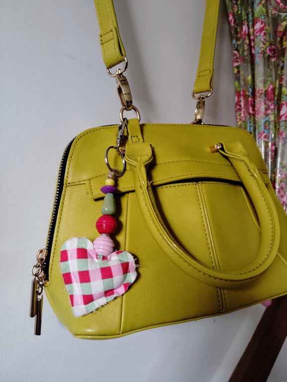 Decorative, individual, fabric, keyrings