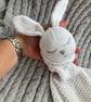 Hand Knitted ‘Snuggle Bunny’ Baby & Toddler Comforter - Image 5