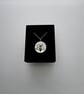 SIlver Ephesus Bee Coin inspired pendant and chain - Image 3