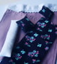1:12 Scale Heather & Flower Pattern Dolls House Bedding Set - Image 9