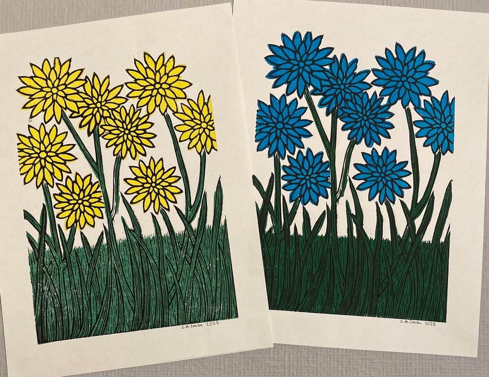 Dahlia flower garden