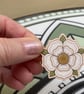 White Rose of York Wooden Pin Badge - War of Roses - House of York Gift - Image 3