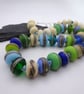 lampwork glass knotted necklace - Image 3