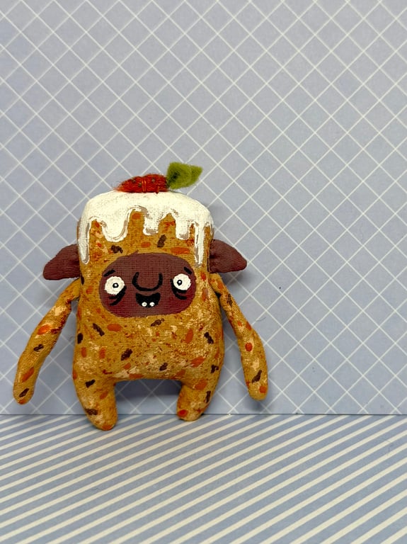 Carrot Cake Brownie Art Doll