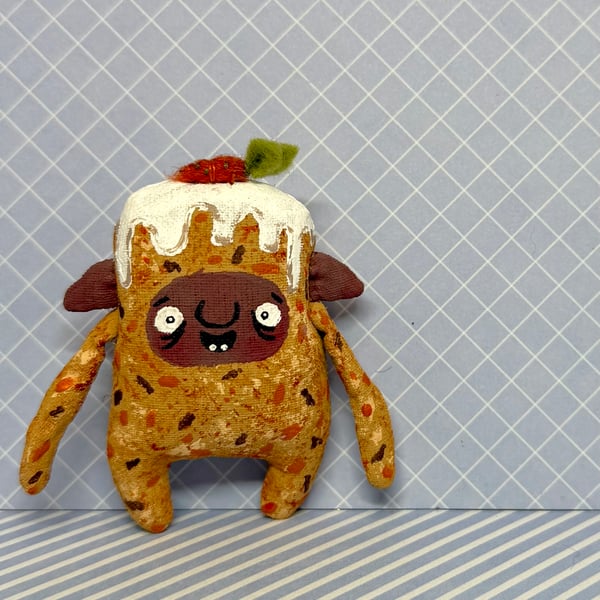 Carrot Cake Brownie Art Doll