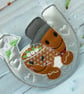  A Lucky Horseshoe Wedding Day Gift Gingerbread Bride & Groom Hanging Ornament - Image 2