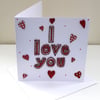 'I love you' Large Card