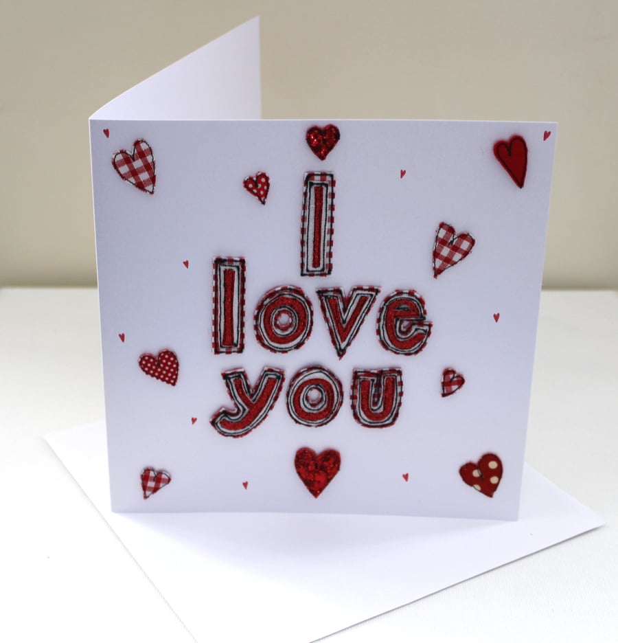 'I love you' Large Card