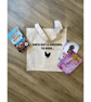 'Chicken to Ride' Cotton Tote bag