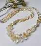 Citrine, Peridot & Freshwater Pearl Sterling Silver Necklace - Image 4