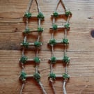 Set of 2 Fairy Ladders. Approx 15 cm x 3 cm Made from Willow With Moss