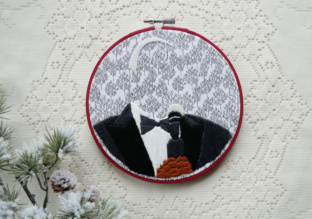 The Road House is Proud to Present -  Twin Peaks Themed Embroidery Art