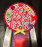 40th Birthday badge - Birthday Girl - Rosette - Image 1