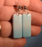 Small Rectangle Gradient Drop Earrings - Image 4