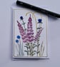 Wild Foxgloves Blank Greetings card - Hand Drawn and Painted in Watercolour - Image 4