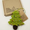 Crochet Christmas Tree Decoration  -  Alternative to a Christmas Card 
