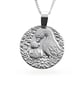Mother Goose Engraved Sterling Silver Coin Necklace - Image 10