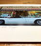 Classic Triumph Spitfire, Glasgow Signed Mounted Print FREE DELIVERY - Image 2