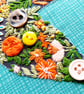 Floral Bird Hand Embroidered Hoop - Image 3