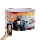 Personalised Lampshade - Photo Lamp shade - pet portrait 