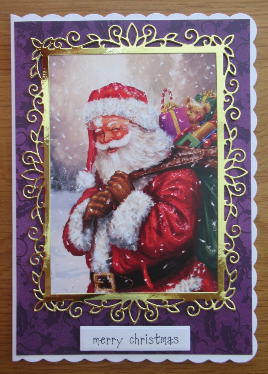 A5 Father Christmas Card