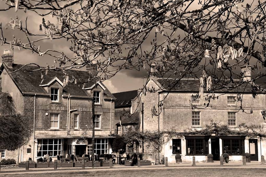 Broadway High Street Cotswolds Worcestershire UK Photograph Print