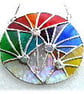 Fireworks Stained Glass Suncatcher Rainbow Handmade 007 - Image 7