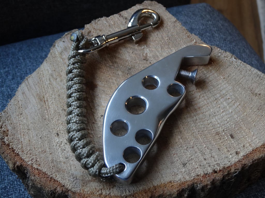 A unique hand crafted bottle opener