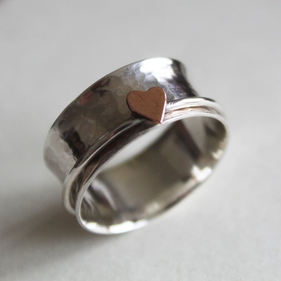 Silver Spinner Ring