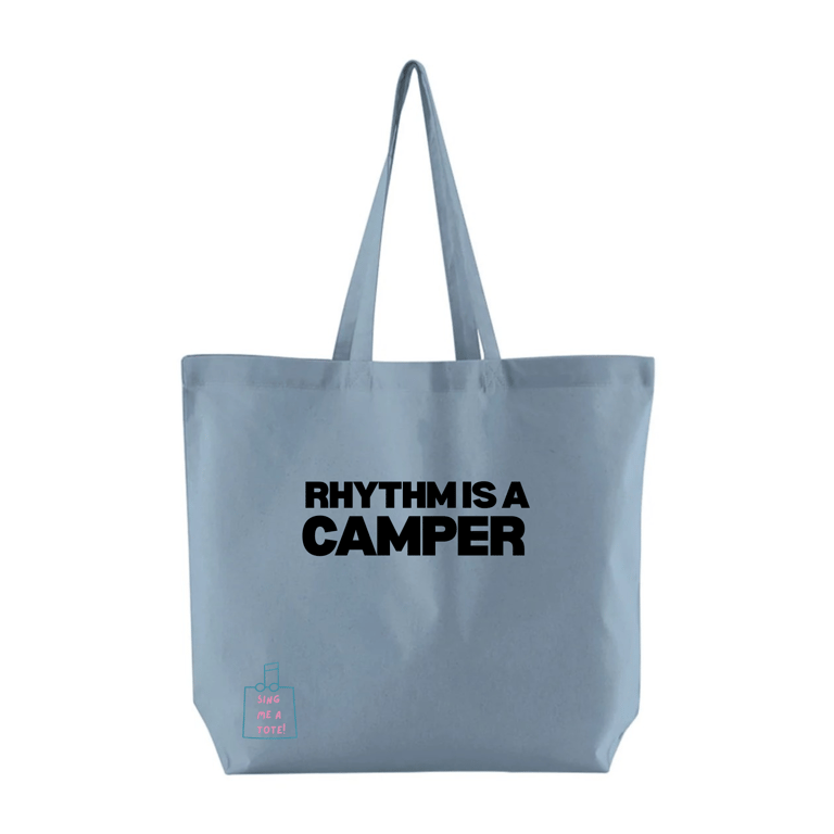 Campervan organic cotton shopping bag