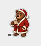 Funny Christmas Gift Tags For Adults, 6pk - Grumpy Brown Bear